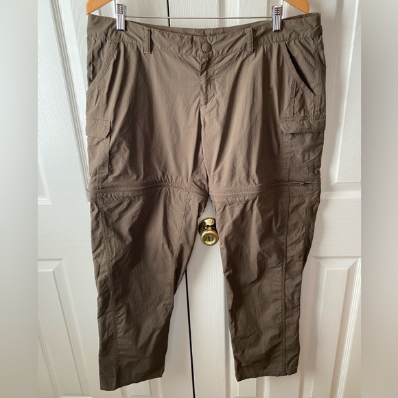 The North Face Paramount 2.0 Brown Convertible Mid-Rise Straight Leg Pants SZ 16 - Picture 1 of 13